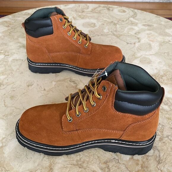 NWT Workload Sam Suede Leather Ankle Boots 9-Wide - Picture 6 of 11